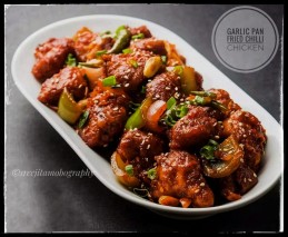 Garlic Pan Fried Chili Chicken Recipe