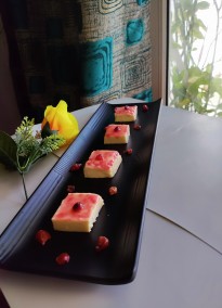 Cranberry  Kalakand Recipe