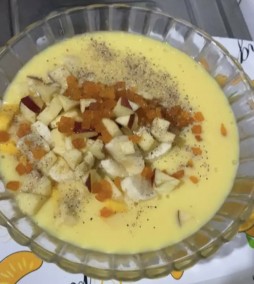 Fruit custard recipe