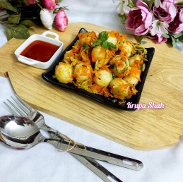 Goli idli with crunchy veggies recipe