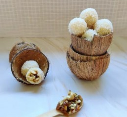 Gulkand coconut ladoo recipe