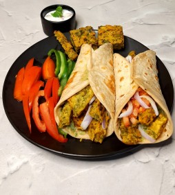 Kothimbir vadi Shawrma Recipe