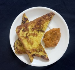 Tawa Besan toast recipe