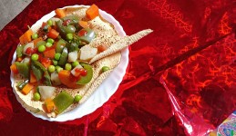 Papad chat recipe