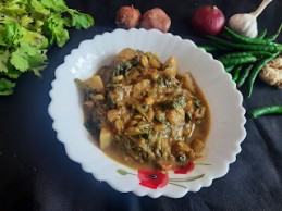 PALAK BAINGAN KI SABJI RECIPE