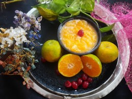 ORANGE RICE KHEER RECIPE