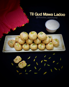 Til Gud Mawa Ladoo Recipe