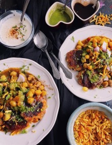 Aloo Tikki Chole Recipe
