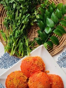 JOWAR RAVA /SORGHUM RAVA /CHOLAM RAVA CARROT IDLI RECIPE
