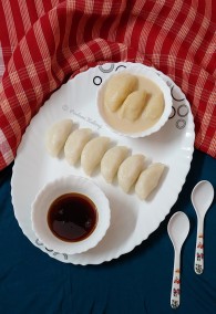 Bhapa puli pitha or boiled pitha recipe