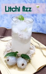 Litchi fizz recipe