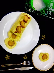 Rabri Gulab Jamun Swiss Roll Recipe