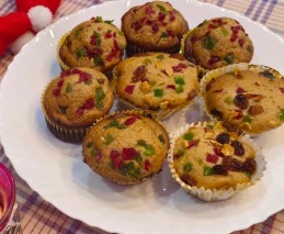 Tuttifruti muffins recipe