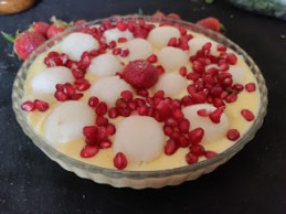 RASGULLA CUSTARD PUDDING RECIPE