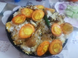 HYDERABADI CHICKEN AND EGG BIRYANI RECIPE