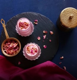 Homemade gulkand shots recipe