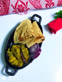 Mixed vegetable with roti recipe