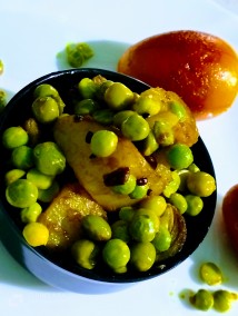 Potatoes and peas mixture recipe