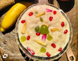 Fruit custard recipe