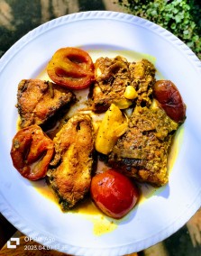 Fish with tomatoes recipe