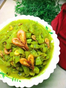 Bottle Gourd  with  shrimp recipe