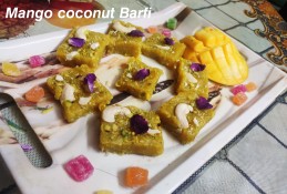 Mango burfi recipe