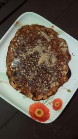 Peanut Spread Banana Pancake Recipe