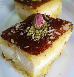 Saffron coconut pudding with coconut whipped cream recipe