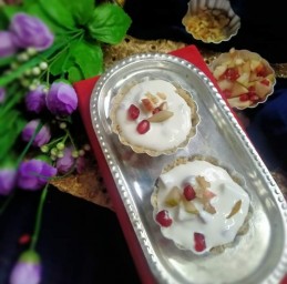 Fruit cream sanedesh recipe