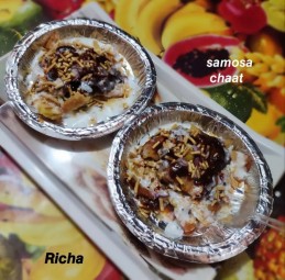 Samosa Chaat Recipe