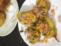 Stuffed capsicums bonda recipe