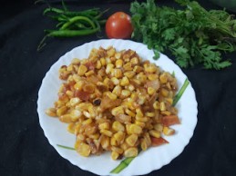 Sweet Corn Chaat Recipe