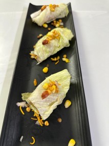 Chatpata Lettuce Wrap Chaat Recipe