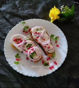 Beguni Chaat (A new monsoon chaat) Recipe
