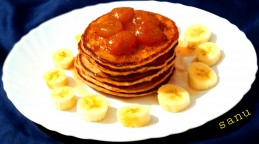 Banana Oats Pancake with Caramelized Banana Recipe