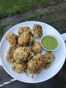 Vegan methi pakoda recipe