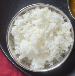 Plain rice recipe