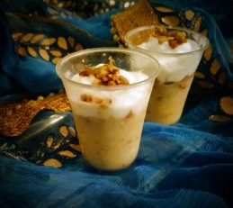 Sitafal akhrot mousse recipe