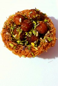 Gulab Jamun Bird's Nest Recipe