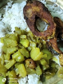 Squash with fish recipe