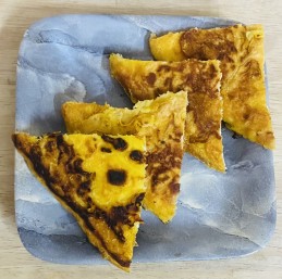 Besan triangle recipe