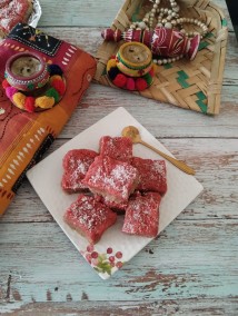 Brown Rice Barfi Recipe