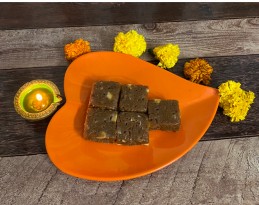 Cocoa Mawa Barfi Recipe