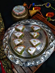 Dry fruits diamond cake recipe