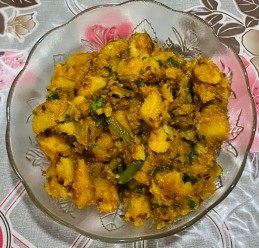 Chatpate Sukhe Aloo Recipe
