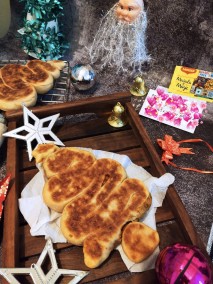 English breakfast muffins Christmas tree recipe