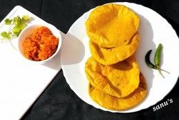 Green Peas Poori  Recipe