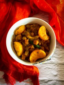 Soyabean in Ginger Orange Sauce (Ada Komola Soyabean) Recipe