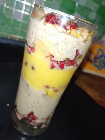 Millet custurd pudding recipe