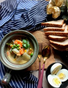 Egg Vegetable Soup Recipe